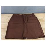Brown Jean Skirt - Women