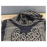 Hooded Top Black & Beige Women