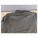 Pant Suit with Lace Top & Elastic Waist Pants - Dark Gray - Women