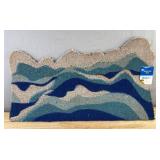 Tru Living Coir Ocean Doormat - 18" x 30" - Brand New