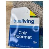 Tru Living Coir Ocean Doormat - 18" x 30" - Brand New