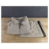 Jogging Set Above-Waist Jacket & Pants Women
