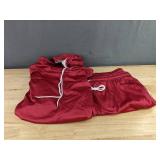 Jogging Set Hoodie & Elastic Drawstring Waist Pants Men