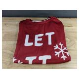 Let It Snow Red Sweatshirt - Women