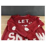 Let It Snow Red Sweatshirt - Women