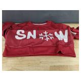 Let It Snow Red Sweatshirt - Women