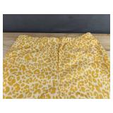 Yellow Jogging Set Zip-Up Hoodie & Elastic Waist Bell-Bottom Pants Women