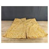Yellow Jogging Set Zip-Up Hoodie & Elastic Waist Bell-Bottom Pants Women