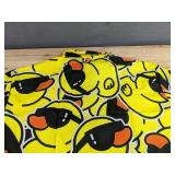 Rubber Duck Themed Button-Up Shirt - Yellow - Men