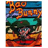 Bad Bunny Nightmare on Elm Street Freddy Krueger Blanket Throw, 41" x 52" - Brand New