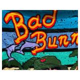 Bad Bunny Nightmare on Elm Street Freddy Krueger Blanket Throw, 41" x 52" - Brand New