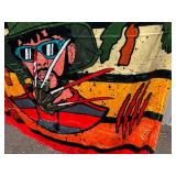 Bad Bunny Nightmare on Elm Street Freddy Krueger Blanket Throw, 41" x 52" - Brand New