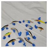 Lot of 12 Rapalas, Rattle Traps