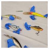 Lot of 12 Rapalas, Rattle Traps