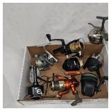 Lot of 8 Fishing Reels as Pictured