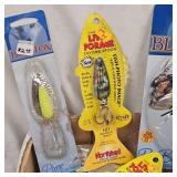 Lot of Lures, Spoons, Spinner Bait