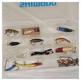 Tackle Box with Antique Lures