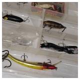 Tackle Box with Antique Lures