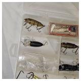Tackle Box with Antique Lures