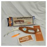 Original As New "Pocket Fisherman" in box