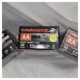 3-Full Boxes Winchester 12ga, #8 Shot Lead