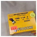 2-Fiocci 20ga #4 Golden Pheasant
