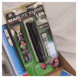 Hand Warmers"Like New", Flashlight, Scope Rings, Maglite Mini
