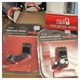 Hand Warmers"Like New", Flashlight, Scope Rings, Maglite Mini