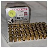 Winchester Full Box 218 BEE-46gr