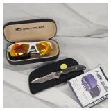 Savage Arms Knife and Sunglasses