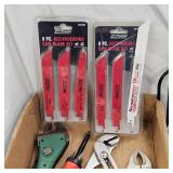 Hacksaws, Vise Grips, Saw Blades, Etc