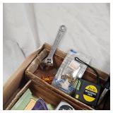 Lot of Tape Measures and Tools