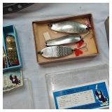 Lot of Northern, Musky, Spoons, and Wall Hangings