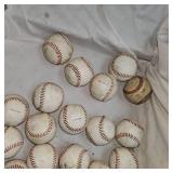 5 Gallon Bucket of Baseballs, Softballs(20-30)