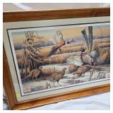 "Rare" Schmidt "Northwest Intruder" Pheasant Print Framed