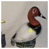 2-Lord Calvert Duck Decanters