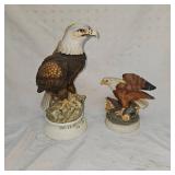 Centennial Eagle Decanter and Eagle Statue