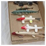 Lot of 4 Antique Fishing Decoys