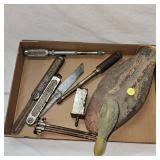 Screw Drills, Nice Cork Mallard Decoy 1950