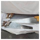 Set of Three Handsaws