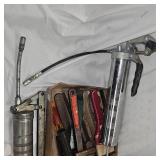 Lot of Misc Tools, Greasegun