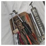 Lot of Misc Tools, Greasegun