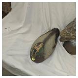 Owl Decoy, Mallard Cork Decoy