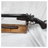 H & D Folsom Arms Co, 12ga Damascus Barrel Shotgun