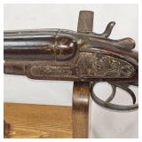 H & D Folsom Arms Co, 12ga Damascus Barrel Shotgun