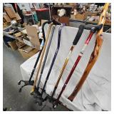Lot of 7 Walking Canes as pictured