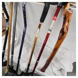 Lot of 7 Walking Canes as pictured