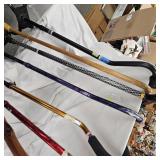 Lot of 7 Walking Canes as pictured