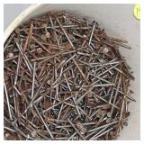10lbs at lease of 2 1/2" Nails in Buckets