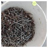 10lbs at lease of 2 1/2" Nails in Buckets